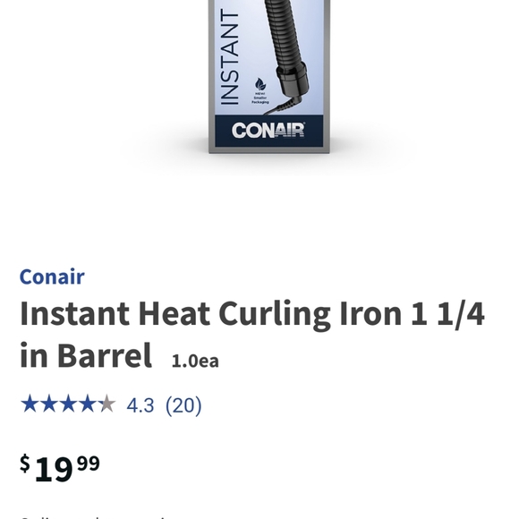 Brand new in box Conair instant curling iron & Conair double ceramic Triple - Picture 3 of 3